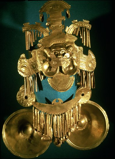 Pectoral ornament of the Calima region, Colombia, c. AD 500-1500 by Pre Columbian